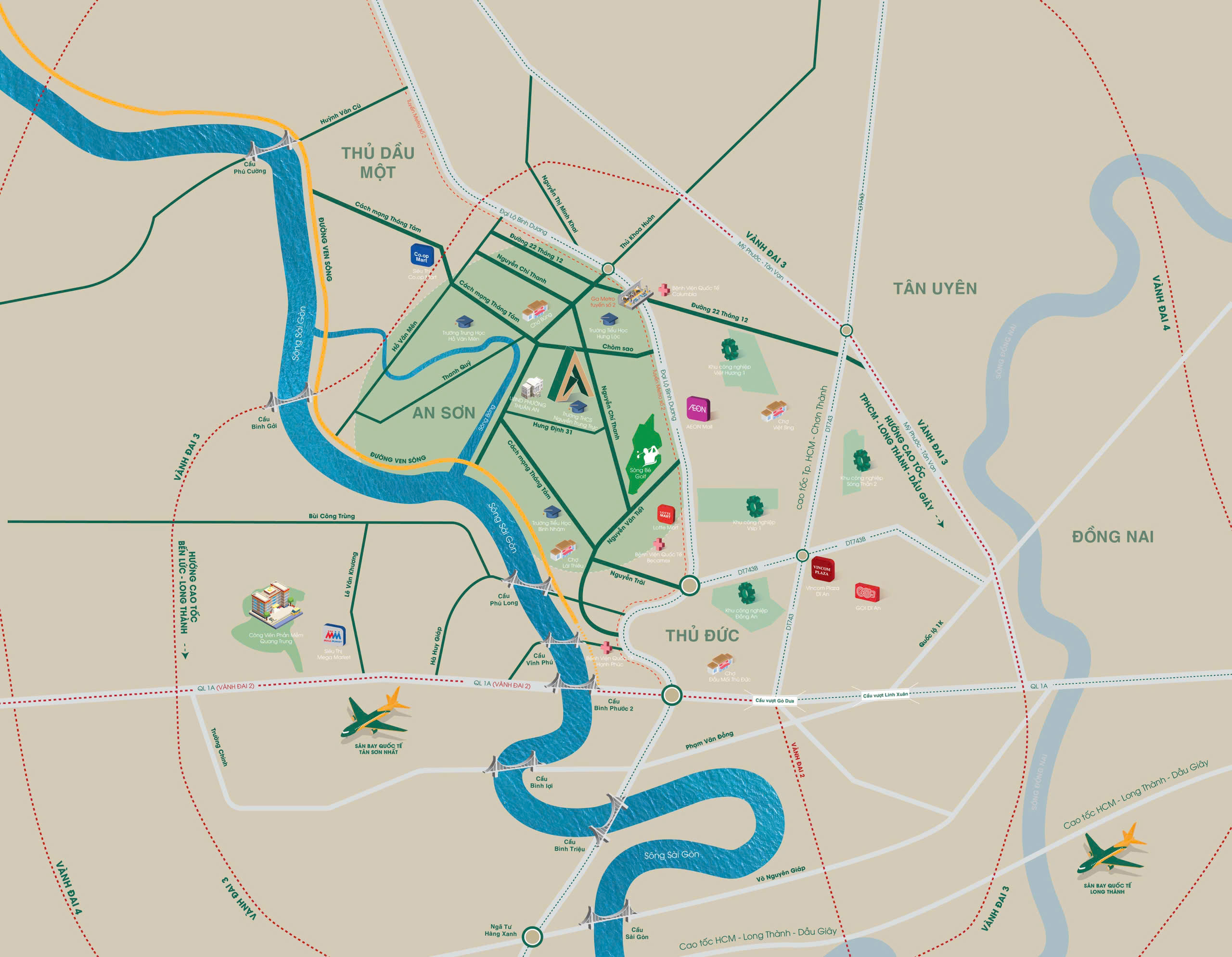 Vị trí The Emerald Garden View